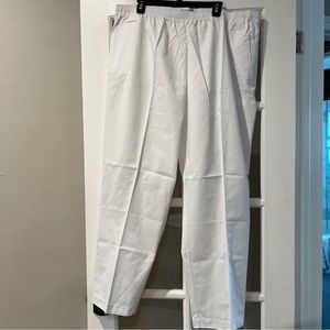 Draper’s and Damon’s womens 24W white pants.